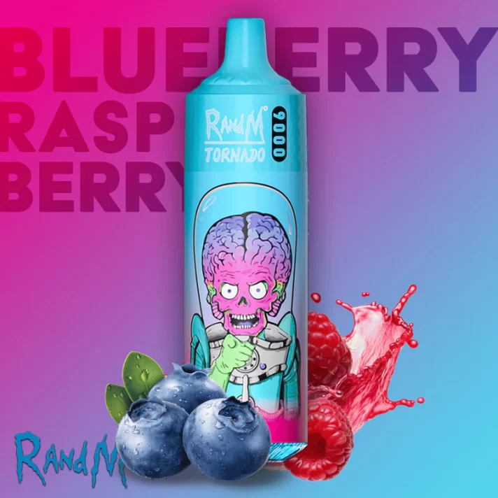 RandM Tornado 9000 blueberry raspberry