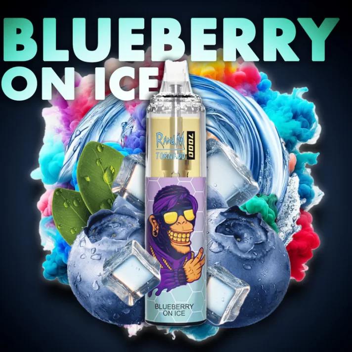 randm tornado 7000 blueberry on ice